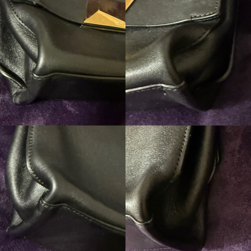 AUTHENTIC MCM CALFSKIN & SUEDE CROSSBODY BAG EUC - Picture 6 of 16